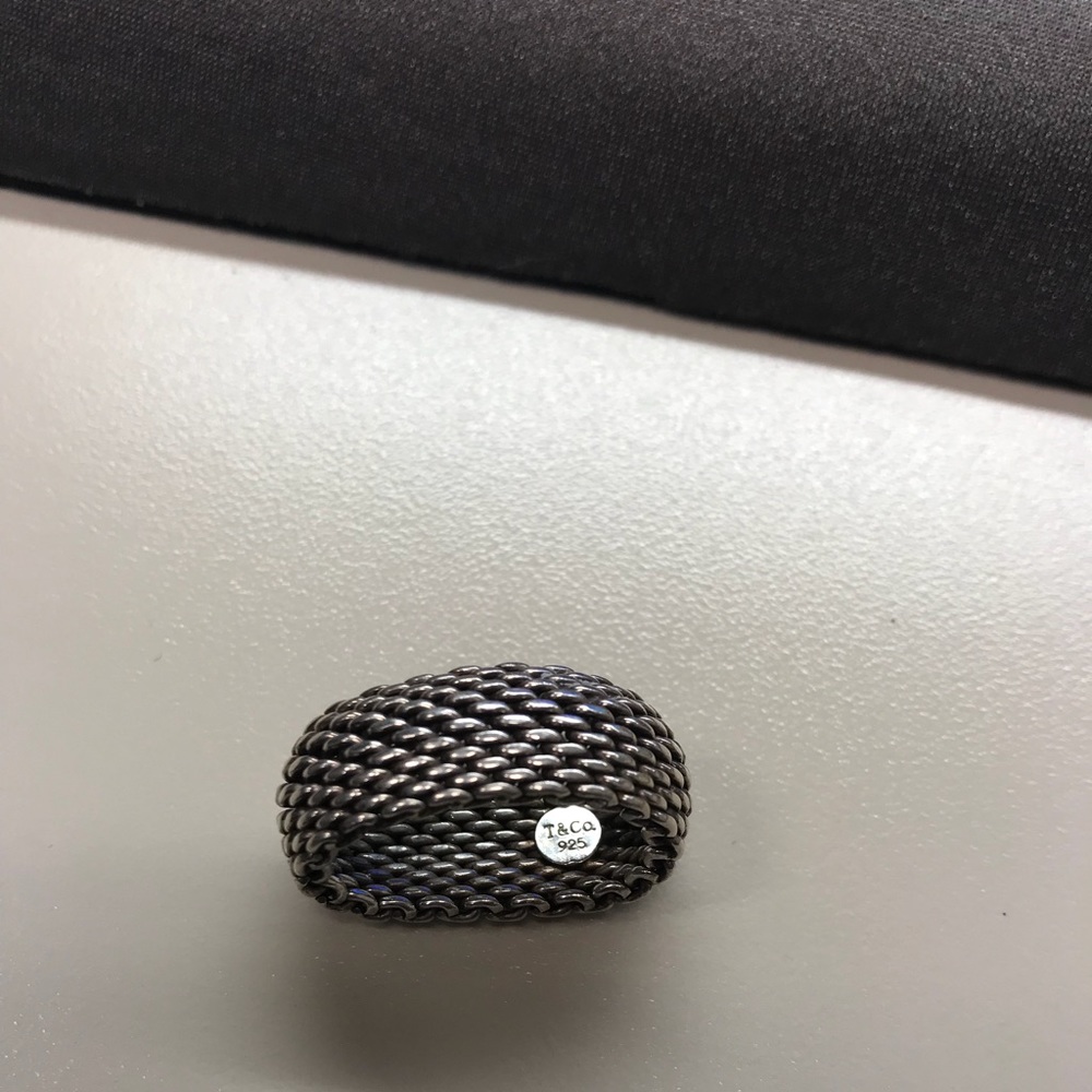 Tiffany Somerset Mesh Ring 💗